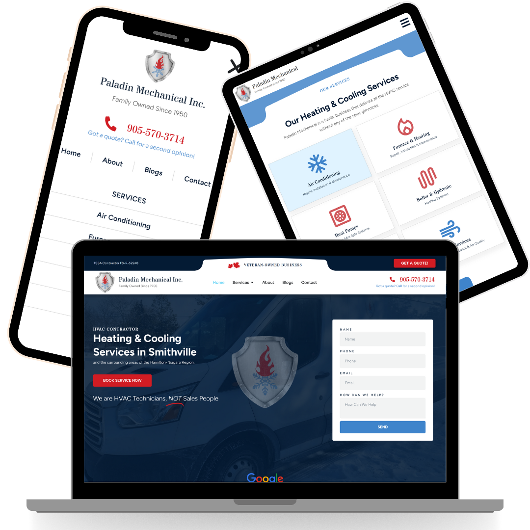 Marketing4, digital marketing services in Hamilton, and Marketing for local service businesses.