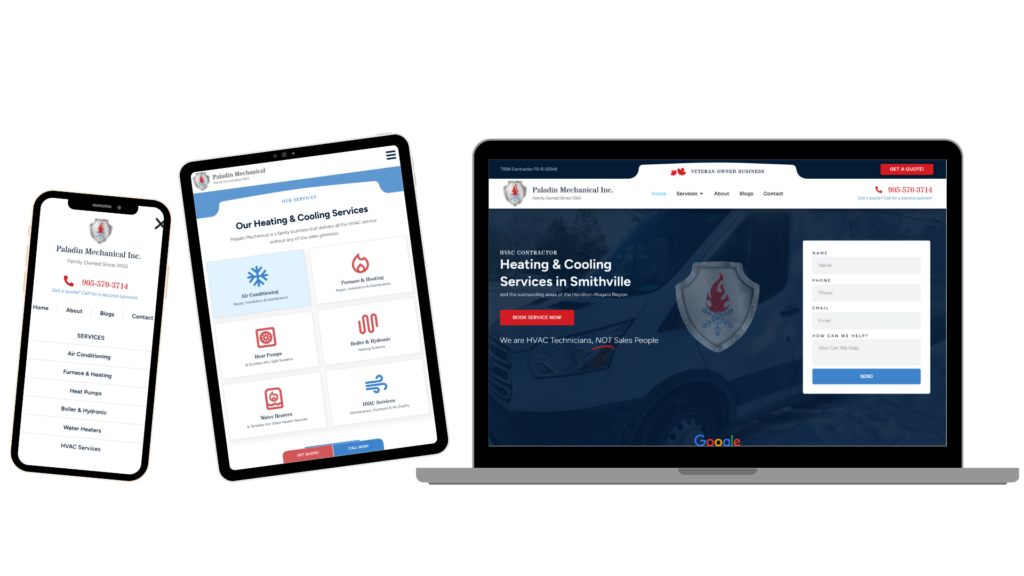 Marketing4, digital marketing services in Hamilton, and Marketing for local service businesses.